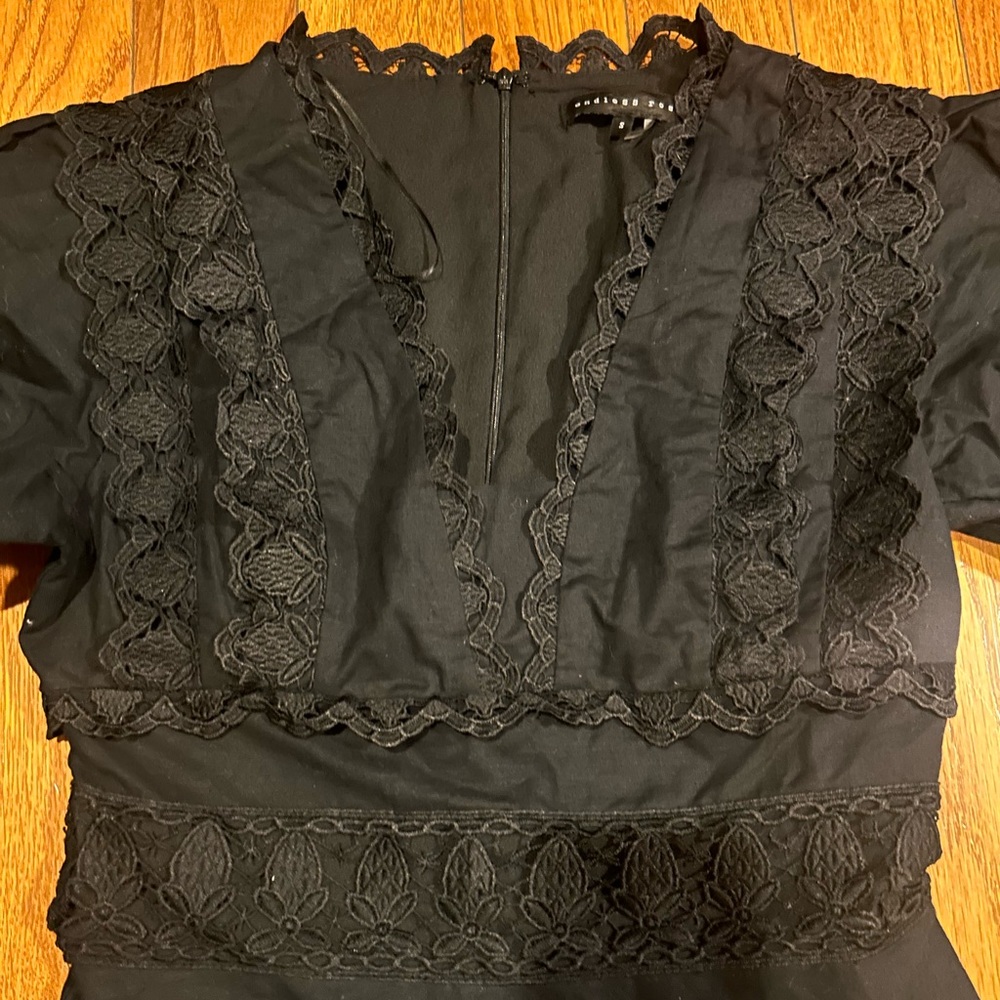 Black cocktail dress